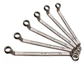 Jogo de Chave Estrela 6 a 17mm Aço Carbono - 6 Peças
