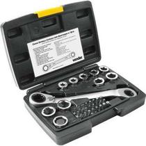 Jogo de chave estrela vonder c/bits 8a19mm catraca c/37pcs Jogo de chave estrela vonder c/bits 8a19mm catraca c/37pcs