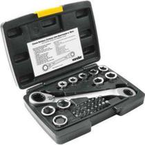 Jogo de chave estrela vonder c/bits 8a19mm catraca c/37pcs Jogo de chave estrela vonder c/bits 8a19mm catraca c/37pcs