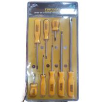 Jogo de Chave Fenda e Philips com 8 Peças - Startools