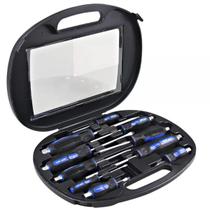 Jogo de Chave Fenda e Phillips 10pcs Riosultools Jogo de Chave Fenda e Phillips 10pcs Riosultools