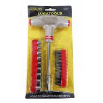 Jogo De Chave Fenda E Phillips E Soquete Tipo T 21 Peças