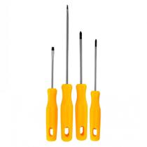 Jogo De Chave Fenda Phillips Com Ponta Em Imã 4 Peças