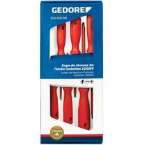 Jogo de Chave Fenda/Phillips Isolada 6 Peças Gedore 150/160NR 035290 Jogo de Chave Fenda/Phillips Isolada 6 Peças Gedore 150/160NR 035290