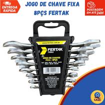 Jogo de Chave Fixa 08 Pcs - Fertak