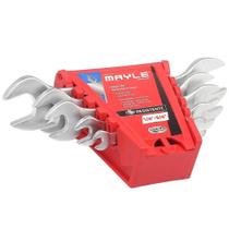 Jogo De Chave Fixa 1/4 A 3/4 POL 5 Peças MAYLE