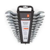 Jogo De Chave Fixa 12 Peças Linha Profissional Industrial Maquinas Premium Resistente Excelente Acabamento Robust Jogo De Chave Fixa 12 Peças Linha Profissional Industrial Maquinas Premium Resistente Excelente Acabamento Robust
