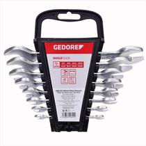 Jogo de Chave Fixa 6-22mm Aço CRV 8 Peças R05125008 Gedore RED