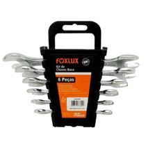 Jogo de Chave Fixa 6 a 17 mm 6 Peças Foxlux