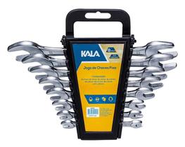 Jogo de Chave Fixa 8 Peças 6 a 22mm Kala