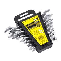 Jogo De Chave Fixa Com 8 Peças Eda