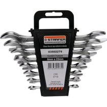 Jogo de Chave Fixa Starfer 8 Peças 6mm a 22mm