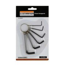 Jogo De Chave Hexagonal 1,5 a 6mm Com 6 Peças 3140997 Starfer