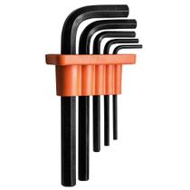 Jogo de Chave Hexagonal 2,5 a 8mm 5 Peças Tramontina 44400505 Jogo de Chave Hexagonal 2,5 a 8mm 5 Peças Tramontina 44400505