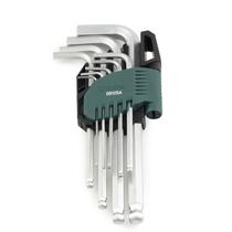 Jogo De Chave Hexagonal Abaulada Longa 9 Peças Mm Sata