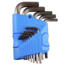 Jogo de Chave Hexagonal Allen Curta de 1.5 a 10 MM com 9 Peças GEDORE