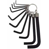 Jogo de Chave Hexagonal Allen Curta de 1,5 a 10 MM Kit 10 Peças 3LN EDA Jogo de Chave Hexagonal Allen Curta de 1,5 a 10 MM Kit 10 Peças 3LN EDA