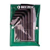 Jogo de Chave Hexagonal com 10 Peças 5/32" à 5/8" 220901BR BELZER Jogo de Chave Hexagonal com 10 Peças 5/32" à 5/8" 220901BR BELZER