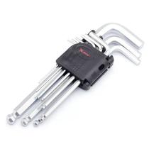 Jogo de chave hexagonal L abaulada 9 peças 112339 MTX