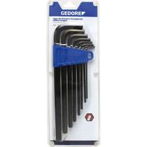 Jogo De Chave Hexagonal Longa 2 A 10Mm Gedore 8 Peças