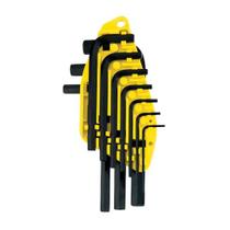 Jogo de chave hexagonal polegada 10 pecas stanley 69-254.