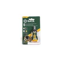Jogo de Chave Reta Cotoco com Catraca 6 Peças - ST09348 - Sata Jogo de Chave Reta Cotoco com Catraca 6 Peças - ST09348 - Sata