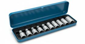 Jogo de Chave Soquete Allen 4 A 17mm 1/2" com 9 Peças Gedore - Unica Unico Jogo de Chave Soquete Allen 4 A 17mm 1/2" com 9 Peças Gedore - Unica Unico