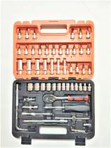 Jogo de Chave Soquetes Encaixe 1/4' 54 Pcs