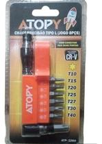 Jogo de chave tipo L de precisão com 7 bits torx- atopy