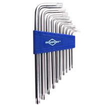 Jogo de Chave Tork L Longa de T09 a T50 10 Peças 7835 BRASFORT