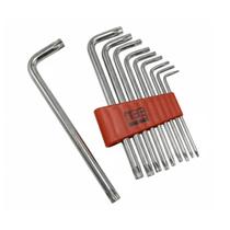 Jogo de Chave Torx Com 10 Peças Sem Furo 681360 Lee Tools