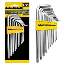Jogo de Chave Torx com 10 Peças T9 à T50 8QH EDA