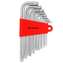 Jogo De Chave Torx Com 9 Peças T10 a T50 CRV MTX