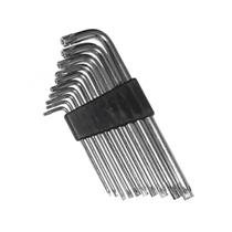 Jogo de Chave Torx em L T-09 a T-50 com 10 Pecas Longo - 2059 - Western Jogo de Chave Torx em L T-09 a T-50 com 10 Pecas Longo - 2059 - Western