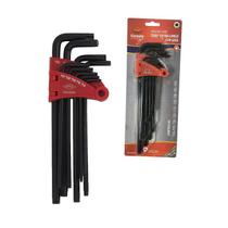 Jogo de Chave Torx Extra Longa T10 a T50 - 9 Peças - Corneta