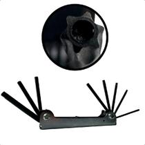 Jogo de Chave Torx Preta 8 Peças T9 a T40 bestfer (BFH2814)