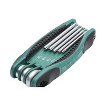 Jogo De Chave Torx Tipo Canivete Sata 8 Peças - St09123sj