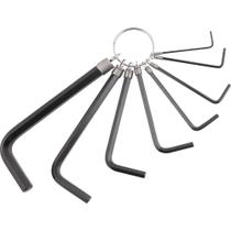 Jogo de Chaves Allen 1,5mm à 8mm com Argola 8 Peças - Nove54 Jogo de Chaves Allen 1,5mm à 8mm com Argola 8 Peças - Nove54