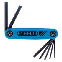 Jogo de chaves Allen 3-10mm com armacao 012530 GEDORE
