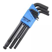 Jogo De Chaves Allen Abauladas 1,5 A 10 mm Gedore 42kl-9m