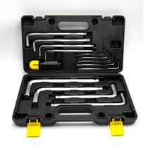 Jogo de Chaves Allen Abauladas Extra Longas em Crv 13 Pcs Prata Titanium Platina Jogo de Chaves Allen Abauladas Extra Longas em Crv 13 Pcs Prata Titanium Platina