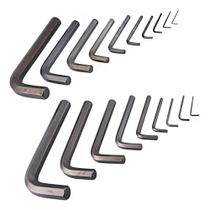 Jogo de Chaves Allen Hexagonais Curta Tipo L 19 Peças 1/16'' a 1'' - Gedore 012157