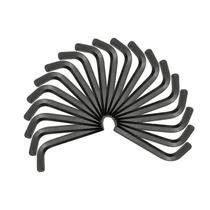 Jogo de chaves allen hexagonais curta tipo l com 19 peças 1,5 mm a 24 mm - gedore 012105