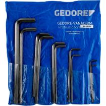 Jogo de Chaves Allen Hexagonais Longas Tipo L 3MM à 14MM com 10 peças - Gedore 012305 Jogo de Chaves Allen Hexagonais Longas Tipo L 3MM à 14MM com 10 peças - Gedore 012305
