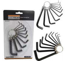 Jogo De Chaves Allen Hexagonal Profissional Com 10 Peças