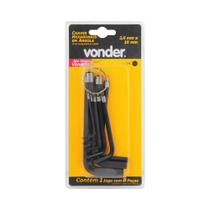 Jogo De Chaves Allen Vonder 8 Peças 2A10MM Curta C/ Argola Jogo De Chaves Allen Vonder 8 Peças 2A10MM Curta C/ Argola