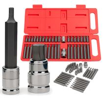 Jogo de chaves Bit 40 Pçs Torx Allen Multidentado Crv Z