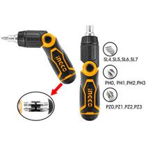 Jogo de Chaves Bits com Catraca Dobrável 13 em 1 INGCO