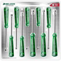 Jogo De Chaves Canhão 10 Peças Belzer 4 a 13mm 252010bn - APEX - BELZER
