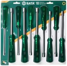 Jogo de chaves canhão 4-13mm 10 peças st08046l sata Jogo de chaves canhão 4-13mm 10 peças st08046l sata